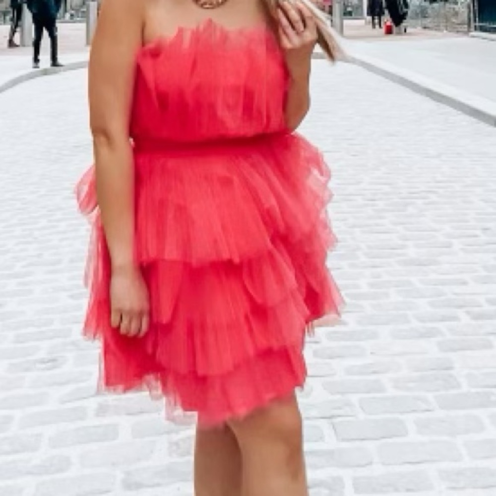 Pink Tulle Dress